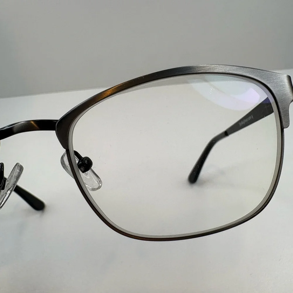 Eyebuydirect Upper East 55•18•140 Grey/Silver‎ Eyeglasses unisex GLASSES FRAMES